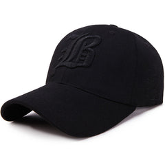 Embroidered Alphabet Peaked Cap - Summer Stylish