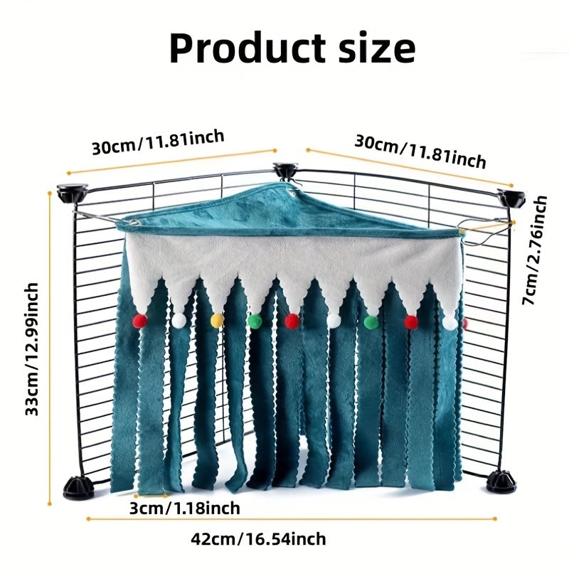 Small Pet Nest Curtain Winter Closed Bed Cover For Sleep