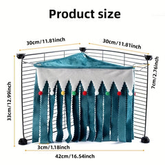 Small Pet Nest Curtain Winter Closed Bed Cover For Sleep