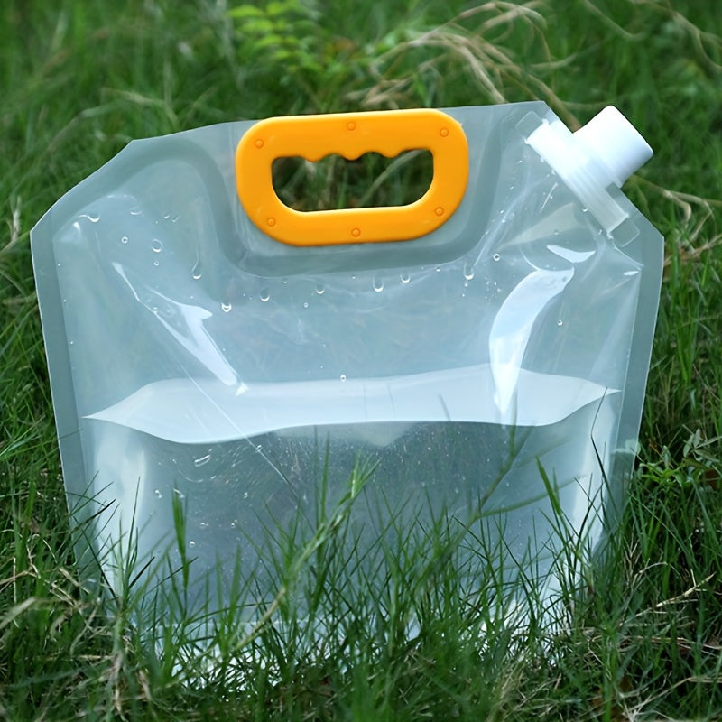 5pcs Spout Sealed Stand Up Food Storage Pouch Visual Transparent Thickened