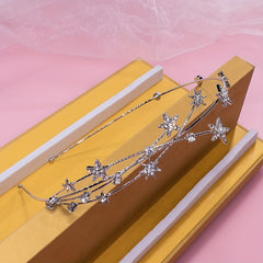 Star Shape Rhinestone Head Hoop Bridal Wedding Hair Accessories