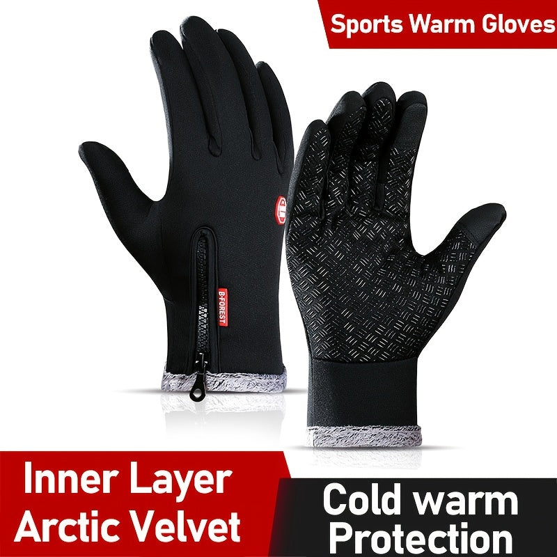 Windproof Touch Screen Gloves for Cycling Skiing Mountaineering
