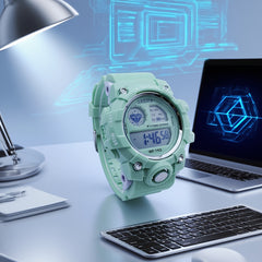 Kids Waterproof Digital Watch, Boys and Girls Wristwatch with Alarm, Ages 8-16