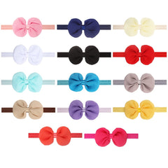 Chiffon Bow Headband Hair Accessories for Baby Girls