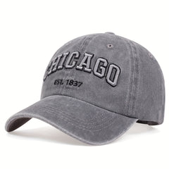 Chicago Baseball Cap Vintage City Dad Hat
