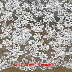 Embroidered Mesh Cardigan Women's Accessories Fabric for Party Wedding