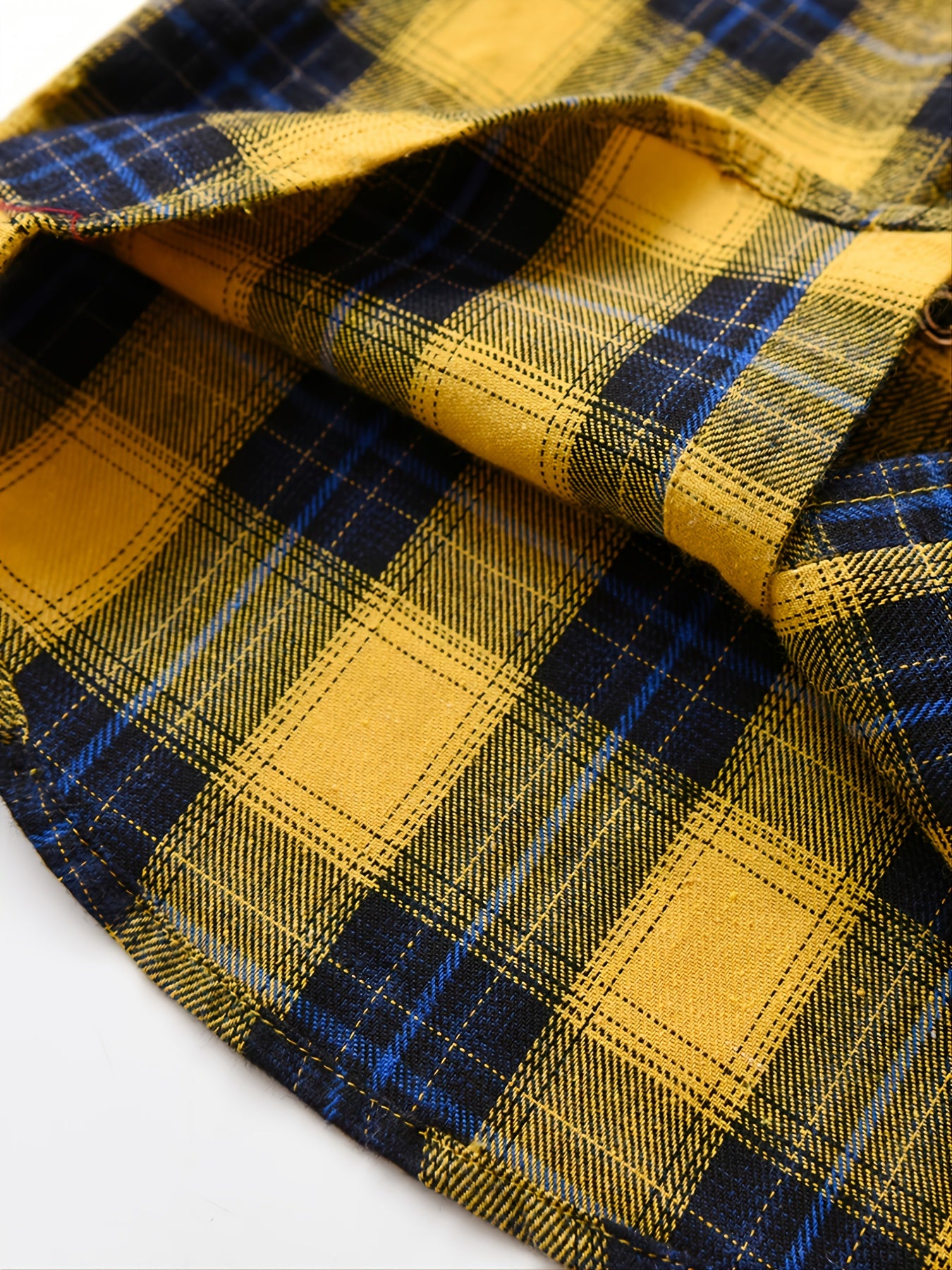 Boys' Colorblock Plaid Shirts