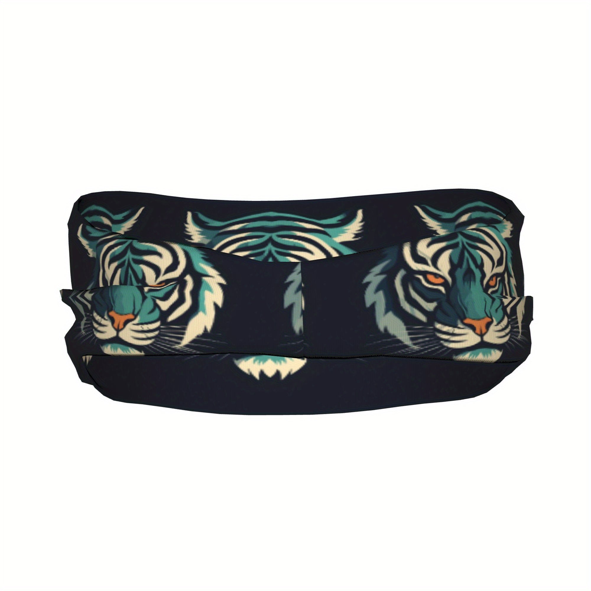 Tiger Sports Headband Unisex Sweat Wicking Stretchy Polyester Yoga Gym Running