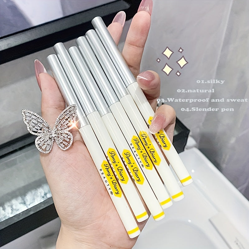 Natural Look Eyeliner Gel Pen Long Lasting Waterproof Sweat Proof