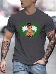 Men's Lightweight Graphic T-Shirt for Summer Fun
