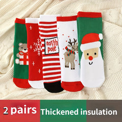 2 Pairs Children's Christmas Winter Socks