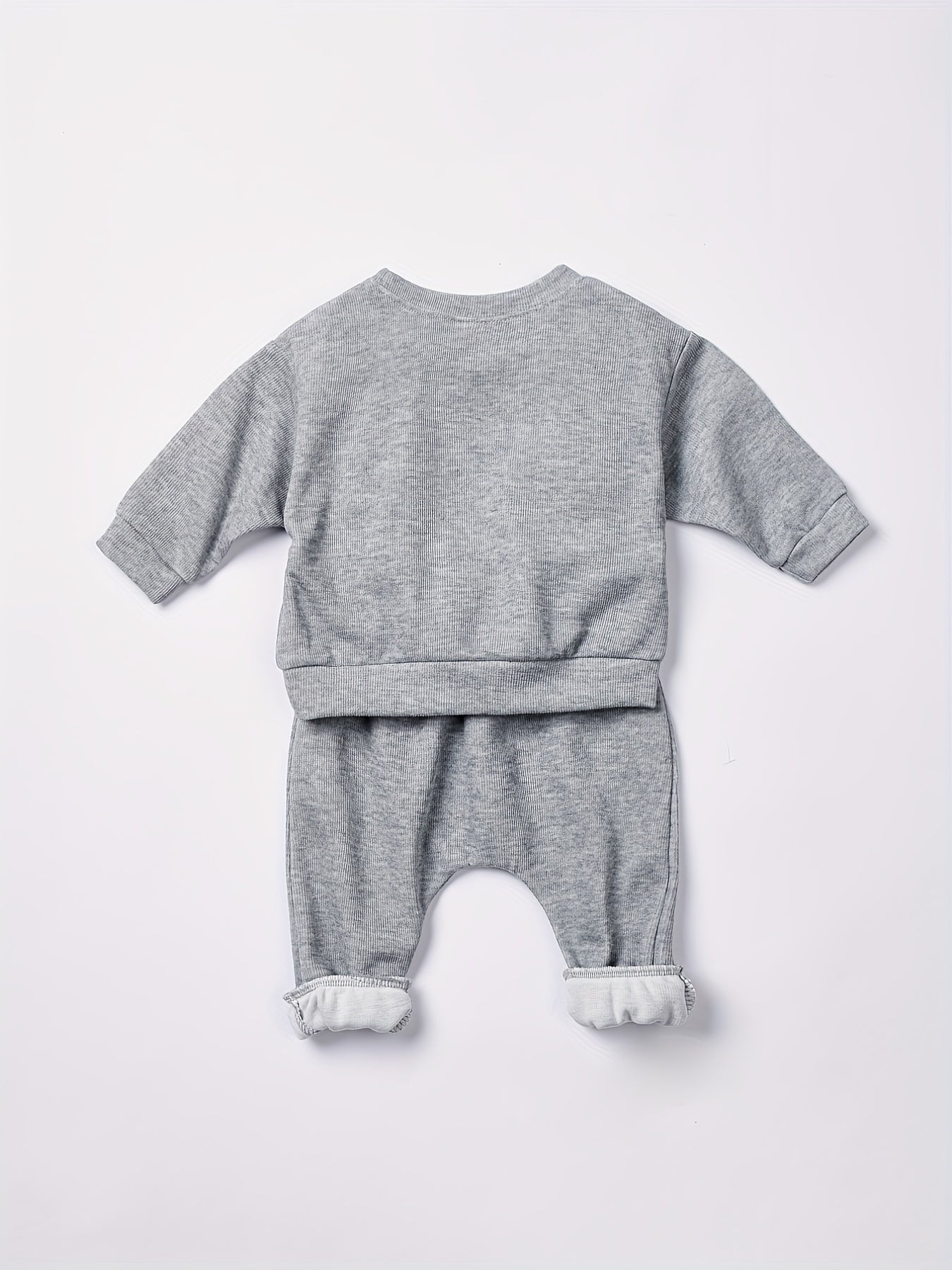Rainbow Print Top Trousers Set for Toddlers