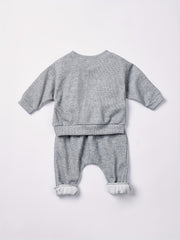 Rainbow Print Top Trousers Set for Toddlers