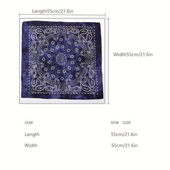 Tie Dye Waist Square Scarf Insect Scarf Cycling Men Women Street Dance Headscarf