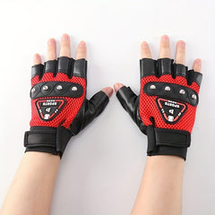 Breathable Fingerless Gloves for Men Ideal for Cycling Off Road Motorcycling