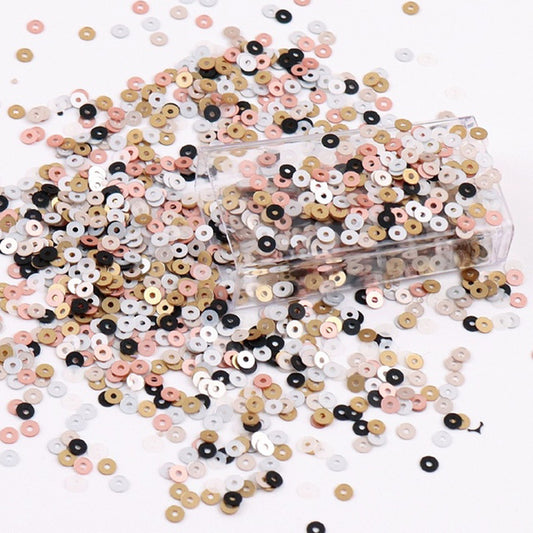 5mm Sequins Nail Glitter DIY Embellishments 10g