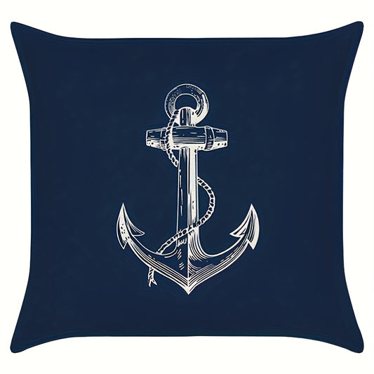 Navigation Adventure Element Pattern Printed Throw Pillow Covers