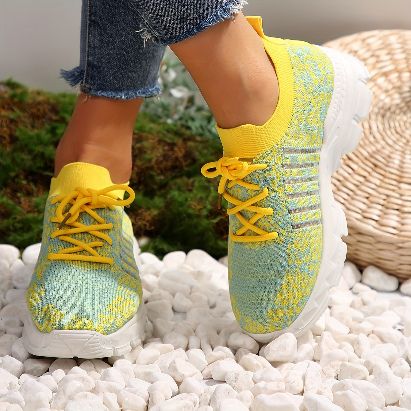 Road Women's Running Shoes Mesh Breathable Comfortable Sole Soft Non slip