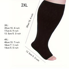 Copper Compression Socks Open Toe Sports High Elastic Circulation