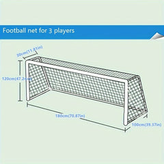 Standard Soccer Net Hand knitted Polyester Soccer Net For Sports Match Training