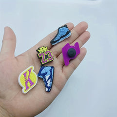 Basketball Shoe Charms For Crocs - 12pcs Sports Charms For Boys