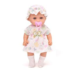 Lifelike 10in Beige Reborn Baby Doll with Clothes & Accessories