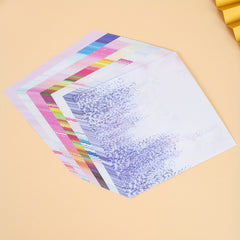 50 Sheets Double Sided Origami Paper Kit Pink Cartoon Pattern Easy Folding