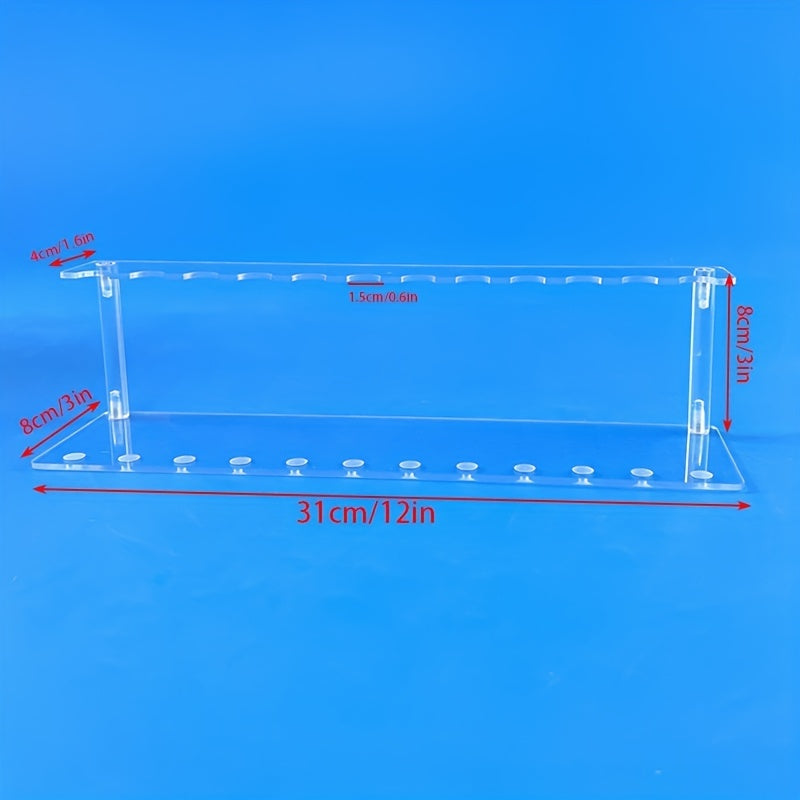 Acrylic Pen Display Stand Ballpoint Fountain Holder Stationery Organizer