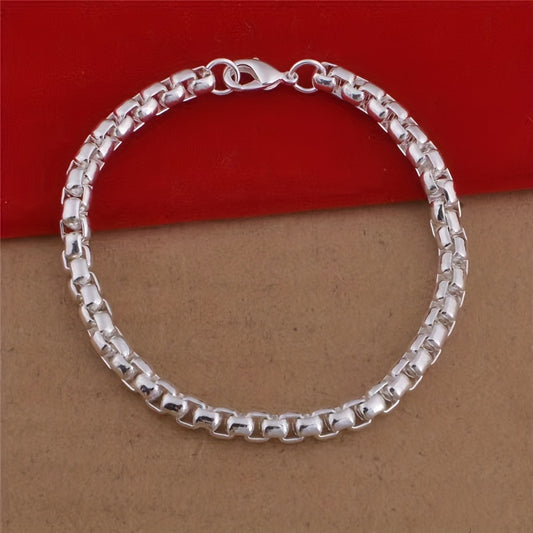 Minimalist Silver Bracelet Jewelry Girls Accessories