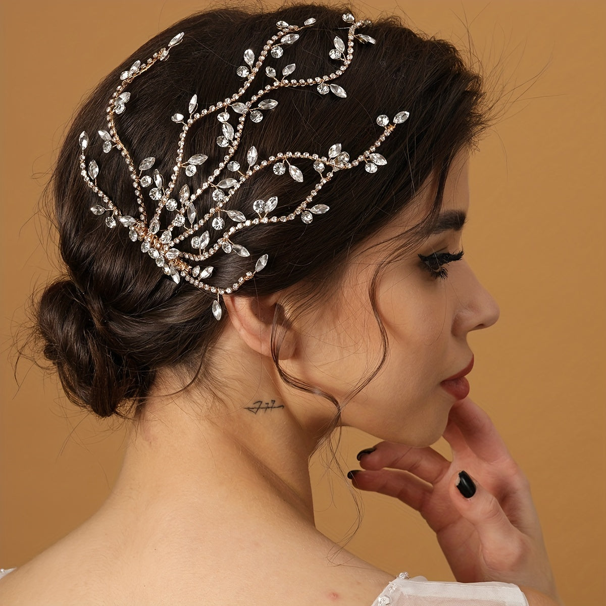 Rhinestone Bridal Hair Comb Wedding Head Jewelry Hair Accessories