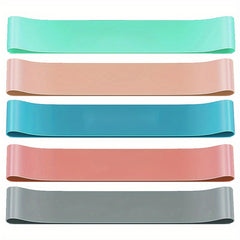 5pcs Resistance Loop Bands Set - Fitness Elastic Bands for Working Out Yoga