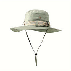 Men's Sun Protection Bucket Hat for Outdoor Activities