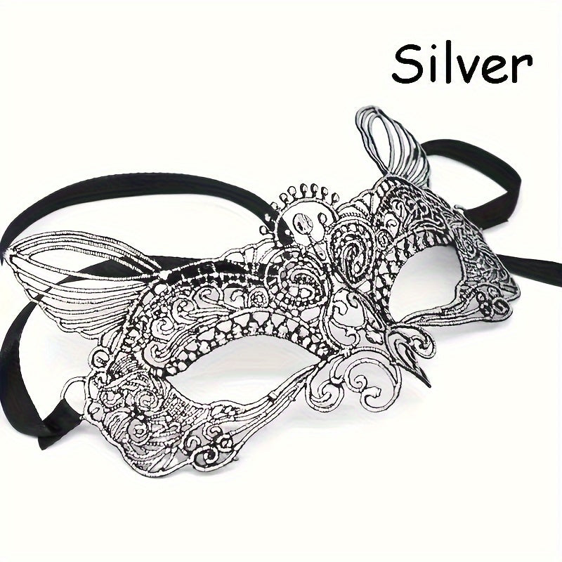 Halloween Lace Mask Prom Party Jewelry