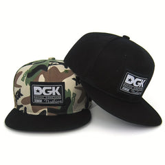 Hip Hop Baseball Cap Embroidered Flat Brim Sun Hat