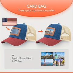 Baseball Cap Snapback Trucker Hats For Men Women Adjustable Canvas Hat