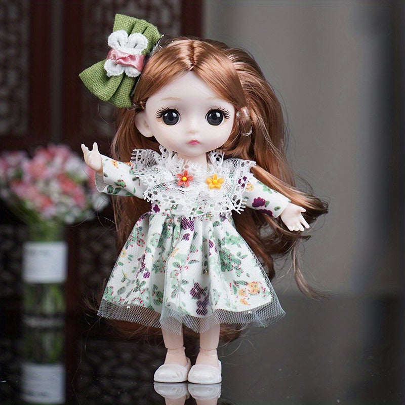 Girl Modern Figure Toy Dress Up Doll Little Princess Toy