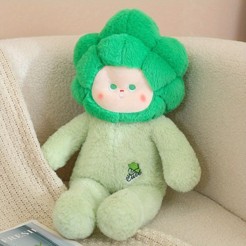 Plush Vegetable Figurine Soft Green Stuffed Animal Wedding Favors Friends Plushi