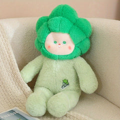 Plush Vegetable Figurine Soft Green Stuffed Animal Wedding Favors Friends Plushi