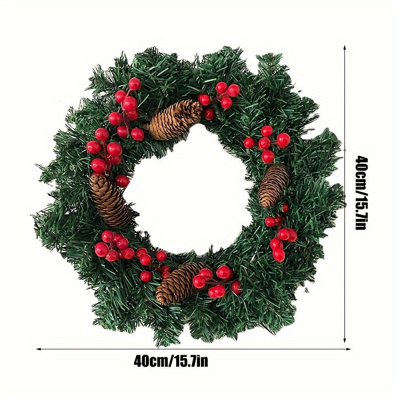 Pine Cone Red Fruit Garland Christmas Hanging Decorations