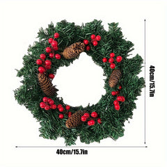 Pine Cone Red Fruit Garland Christmas Hanging Decorations