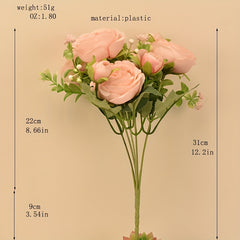 Foreign Peonies Bunch for Home Decor