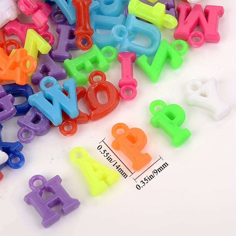 100pcs Acrylic Alphabet Beads for DIY Jewelry Making