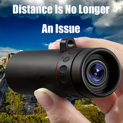 HD Monocular 12X Magnification Telescope 3.6 Inch High Power Photo Gift