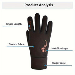 Cold proof Sports Gloves for Outdoor Activities - Touch Screen, Non-slip Grip