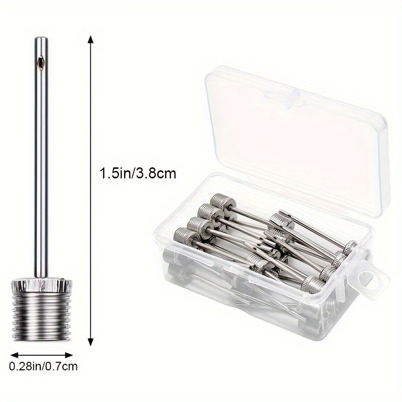 30pcs Ball Pump Needle Set for Various Sports Balls with Storage Box