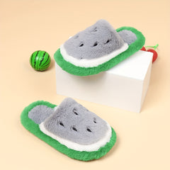 Watermelon Slippers For Baby Girls Non Slip Closed Toe Slippers