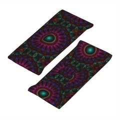 Bohemia Unisex Sports Headband - Purple Green