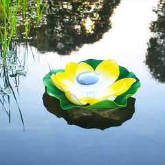 Solar Floating Lotus Light Outdoor Decor