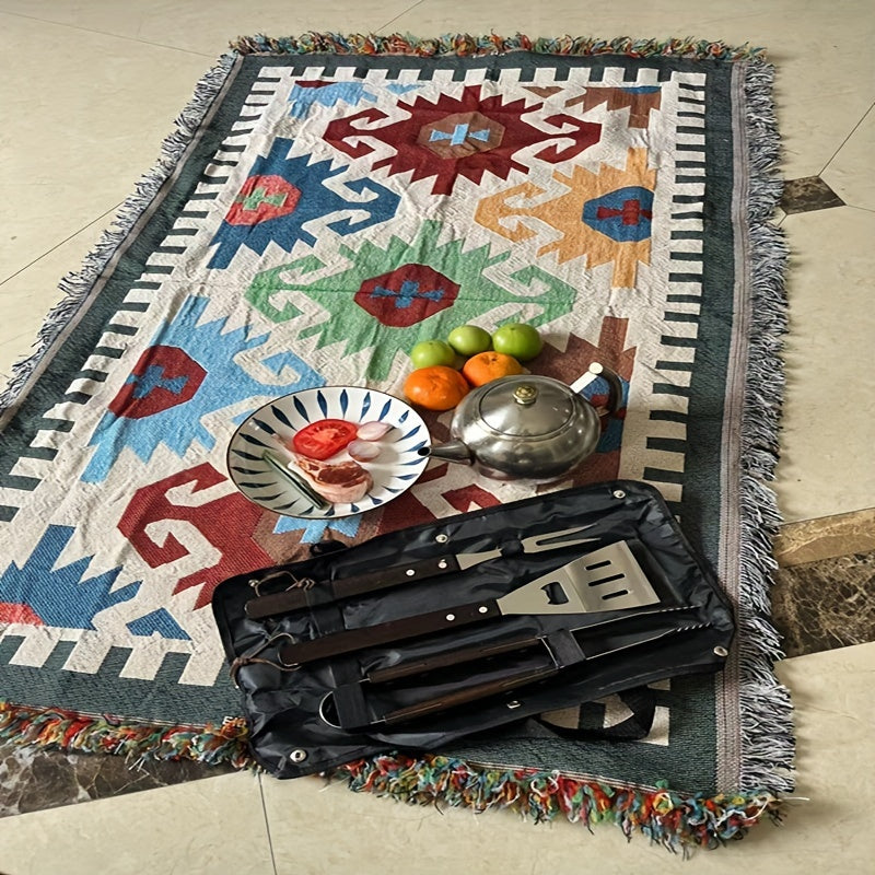 Picnic Mat Camping Mat Multifunctional Printed Outdoor Indoor Table Mat