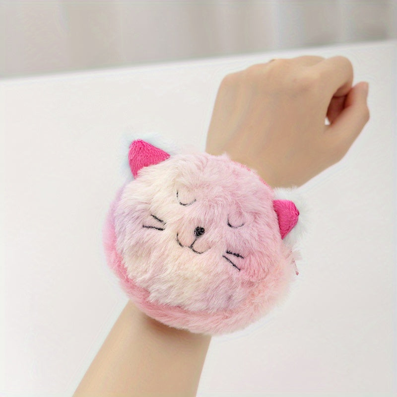 Plush Animal Circle Coin Purse for Kids